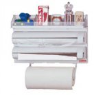 Держатель кухонный 4 в 1, прозрачная полка