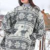 Пончо шерстяное Лапландия