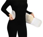 Компрессионный с тепловым эффектом бандаж из натуральной шерсти для профилактики острохонроза, миозита и боли в пояснице