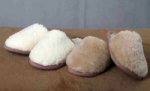 Тапочки с открытым задником согревающие верблюжие