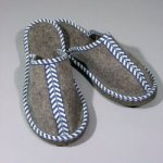 Тапки теплые из натурального войлока
