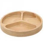 Поднос сервировочный 3 секции диаметр 24 см