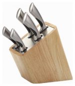 Набор из пяти кухонных ножей с подставкой КС2556