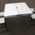 Набор кэмпинговой мебели стол пластиковый 4 табурета
