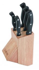 Набор из 5-ти кухонных ножей на подставке КС2558