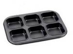 Форма для выпечки с антипригарным покрытием 6 квадратиков