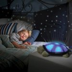 Черепашка светильник с проекцией звезд