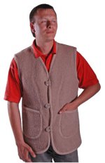 Шерстяной жилет на пуговицах