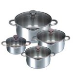 Кухонный набор из 4-х кастрюль с крышками MARTA 2949