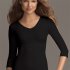 Утягивающий женский топ с длинным рукавом