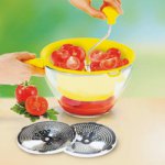 Ручное сито для протирания овощей и ягод (с насадками)