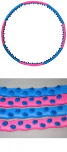 Обруч гимнастический хулахуп с магнитами 1,5кг 105 см