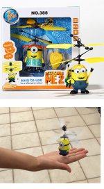 Игрушка летающий миньон-вертолет