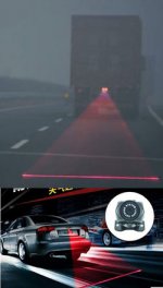 Лазерный автомобильный противотуманный стоп-сигнал