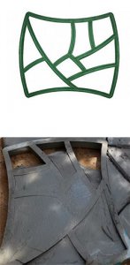 Форма для изготовления дорожек своими руками