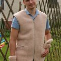Шерстяной жилет из шерсти ламы и мериноса Lama