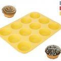 Силиконовая форма для выпечки для 12 пышек