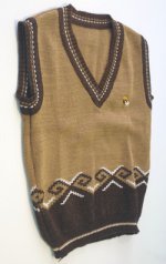 Детская безрукавка-жилет из верблюжей шерсти